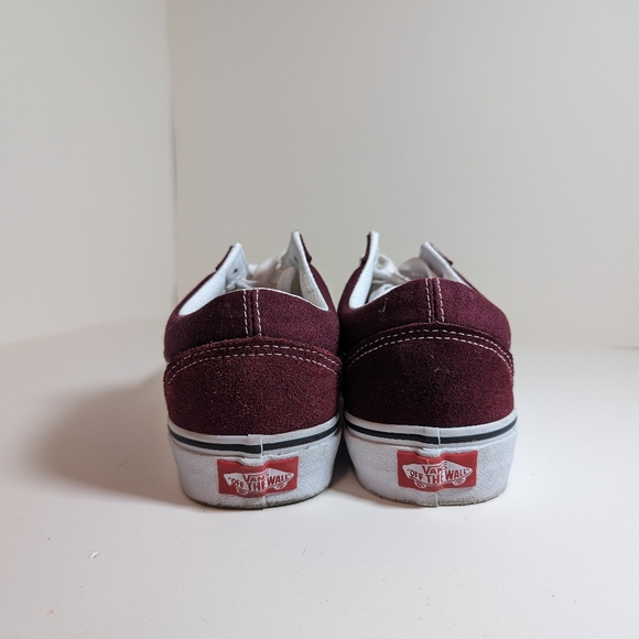 Black & Maroon Old Skool Vans - Picture 5 of 5